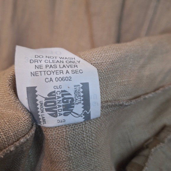 Vintage 70s Notables by Eatons 100% oversized Ramie Blazer Jacket - Picture 10 of 10